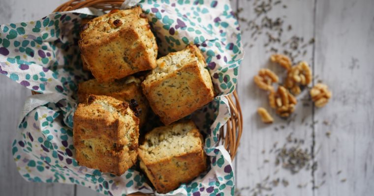 ラベンダーとホワイトチョコのスコーンのレシピ