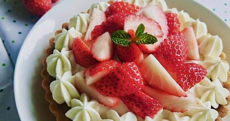 苺とヨーグルトのタルトのレシピ